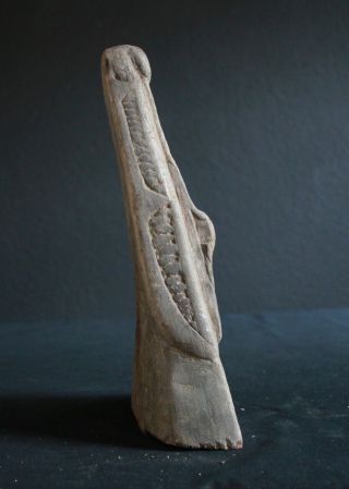 CROCODILE HEAD FROM ONE KIDS CANOE OLD AUTHENTIC 4