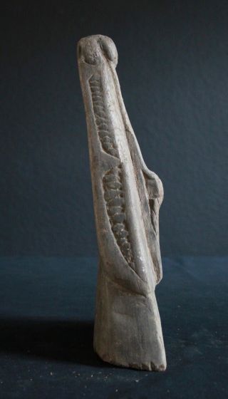 CROCODILE HEAD FROM ONE KIDS CANOE OLD AUTHENTIC 9