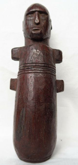 Wooden Timor Tribal Betelnut Container Artifact Late 20th C.