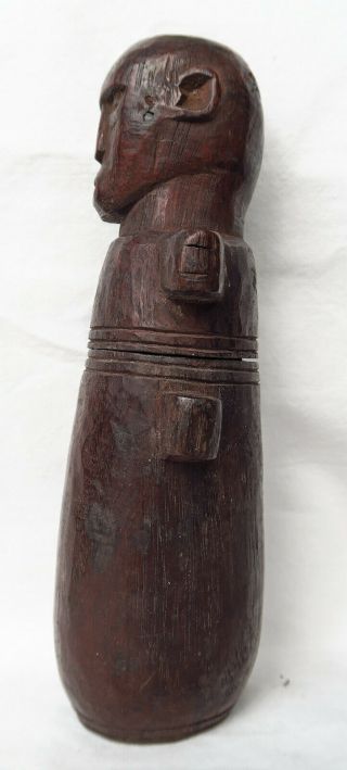 WOODEN TIMOR TRIBAL BETELNUT CONTAINER ARTIFACT late 20th C. 5