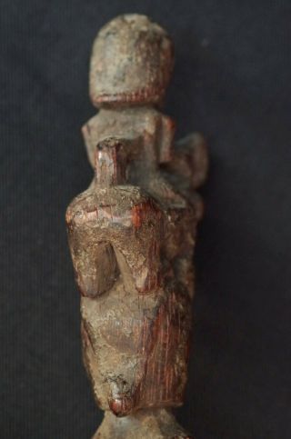 Old Carved Stopper of Medicine Container - Batak,  Toba,  Sumatra - Indonesia 12