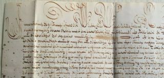 VERY RARE PAPAL BULLA Parchment Vellum 1697 Pope Innocent XII (A.  Pignatelli) 2