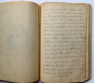 Antique 1880s Handwritten Diary Sketchbook Brooklyn NYC Templeton MA Lucas Baker 10