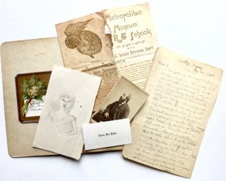 Antique 1880s Handwritten Diary Sketchbook Brooklyn Nyc Templeton Ma Lucas Baker