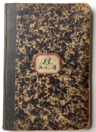 Antique 1880s Handwritten Diary Sketchbook Brooklyn NYC Templeton MA Lucas Baker 2