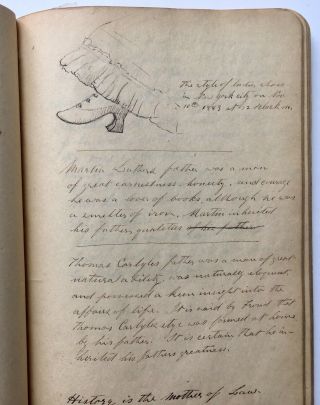 Antique 1880s Handwritten Diary Sketchbook Brooklyn NYC Templeton MA Lucas Baker 4