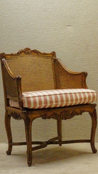 Vanity French Bedroom Room Chair Newly Upholstered & Restored