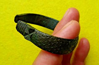 Viking Bronze Decorative Bracelet Dragon Head