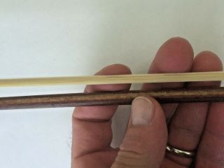 Old Antique Violin Bow Stamped Marked Tourte Germany 29 1/4 inch Fiddle Branded 11