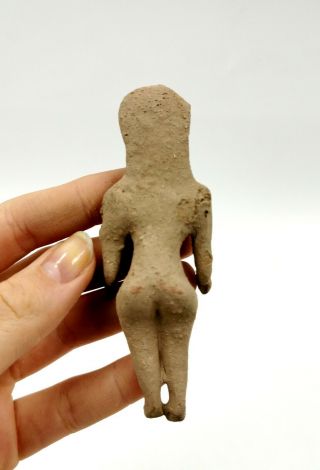 INDUS VALLEY CA.  2500 BC TERRACOTTA STANDING FEMALE FERTILITY IDOL - R193 3