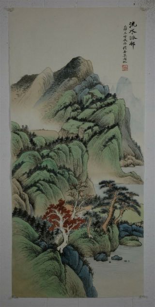 Delicate Large Chinese Painting Signed Master Wu Hufan R9177