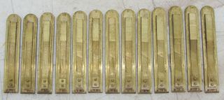 13 Sub Bass Large Brass Reeds Beckwith Pump Organ Antique Part Repair