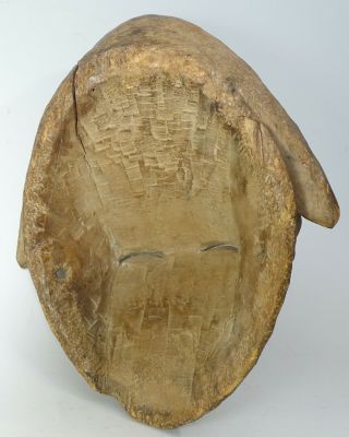 Vintage Carved Wood African Polychrome Female Puna Ceremonial Mask Gabon Africa 5