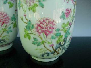 OLD CHINESE FAMILLE ROSE PORCELAIN JARS AND COVERS 5