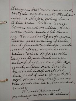 1894 HANDWRITTEN TRAVEL DIARY - Voyage - England Pilgrimage - Cathedrals - Churches - RARE 3