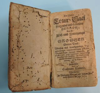 1672 Nurnberg - Manuscript Printed in GOTHIC - over 1300 pages 2