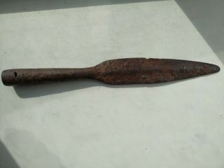 Roman Era Iron Spear Head 30 Cm