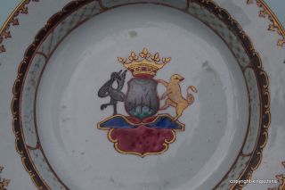 1730 Museum Chinese Porcelain Export Armorial Yongzheng Plates Qing Vase Teapot