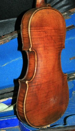 Old antique full size violin with case all needs repairing 10