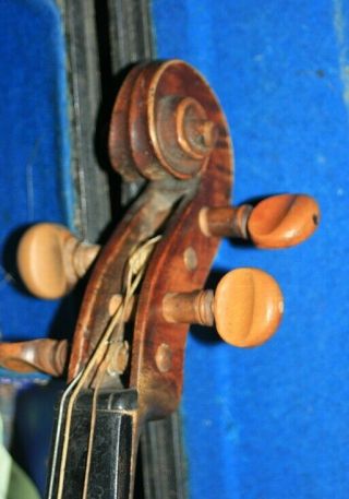 Old antique full size violin with case all needs repairing 11