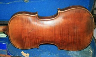 Old antique full size violin with case all needs repairing 6