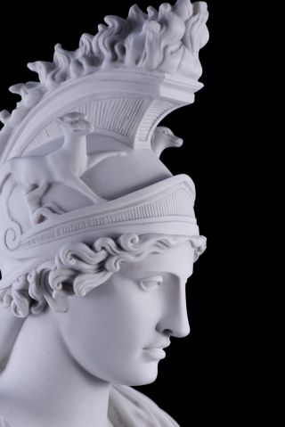 Roma Goddess,  Marble Bust,  Roman Classical Sculpture,  Mythology,  Gift,  Art.