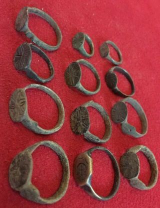 Viking Authentic Ancient Rings 12 Century Ad