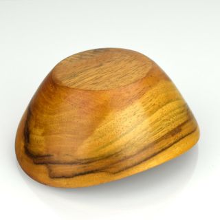 Vintage Biomorphic Scandinavian Teak Wood Nut / Snack Bowl Mid Century Modern 5