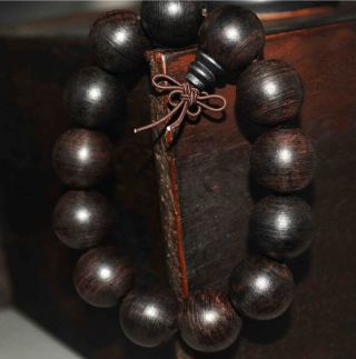 Vietnam Prayer Beads Mala Agarwood Bracelet Oud Black Sinking Aloeswood