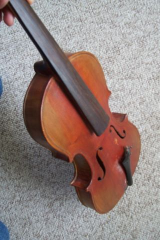 Estate Full Size Unmarked Violin 9