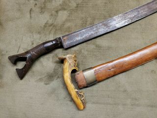 Antique sword Aceh Sikkin Clewang not moro kris 2