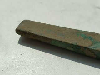 ANCIENT BRONZE EARLY CELTIC AXE LONG 4