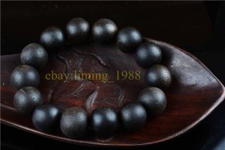 VIETNAM BEADS KING OF AGARWOOD BRACELET OUD BLACK KINAM KYNAM GAHARU 18 2