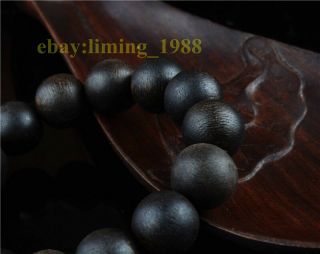 VIETNAM BEADS KING OF AGARWOOD BRACELET OUD BLACK KINAM KYNAM GAHARU 18 7