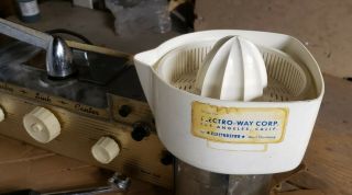 Vintage 60 ' s Electro Sink Center Food Processor Electro Way Starmix Complete 2