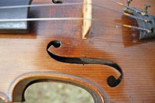 Old Vintage Antique 4/4 German " Stradiuarius " Violin Ca.  1930,  1311
