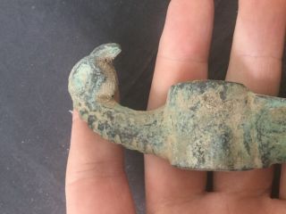 Rare Ancient Luristan Zoomorphic bird Large Bronze Axe Head c1200BC 2