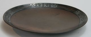 Heintz Sterling - on - Bronze Plate with Stylized Geometric Overlay 4
