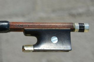 Old French Violin Bow Stamped Lupot Pernambuco All