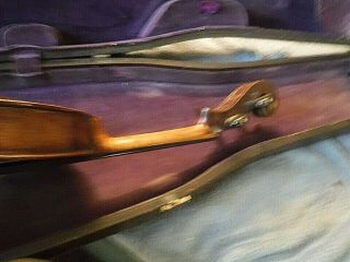 antique 1920s german violin bow case xtra tiger maple full size 6