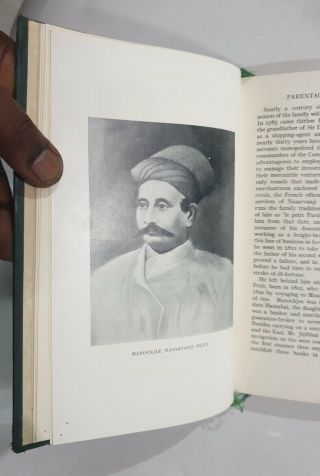 Memoir Of Sir Dinshaw Manockjee Petit Bombay - Edwardes.  1923.  96p.  signed 6