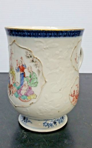 Antique Chinese Nanking Enamel on Porcelain Footed Cup 11