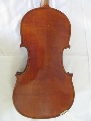 Antique Violin w/ Wood Case & 2 Bows Germany 3