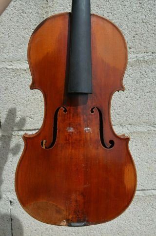 Interesting Old French Violin Bernardel Label