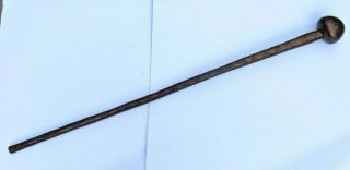 UNUSUAL UNIDENTIFIED ANTIQUE TRIBAL CLUB SOUTH SEA ISLANDS ? AFRICAN ? 2