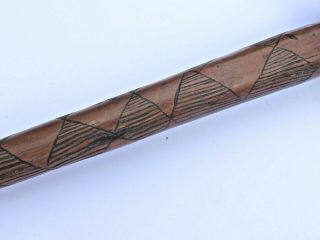 UNUSUAL UNIDENTIFIED ANTIQUE TRIBAL CLUB SOUTH SEA ISLANDS ? AFRICAN ? 3