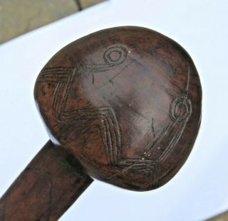 UNUSUAL UNIDENTIFIED ANTIQUE TRIBAL CLUB SOUTH SEA ISLANDS ? AFRICAN ? 8