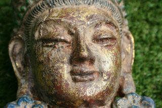 Antique Oriental Chinese Bronze/Metal Buddha Statue - 10 