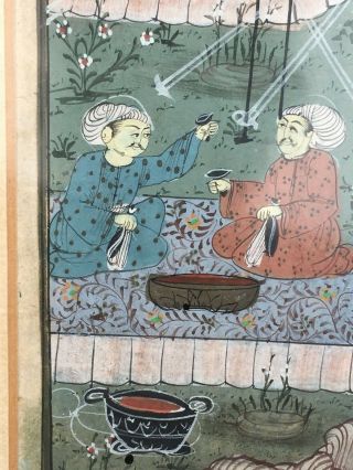 Antique illuminated Tazhib Persian Islamic Manuscript on Parchment 18thC 5