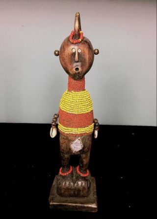 Outstanding Tribal Namji Fertility Beaded Figure - - - - Cameroon Bn 50